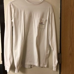 White long sleeve Vineyard Vines shirt